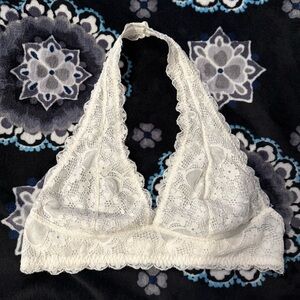 Intimately Free People Floral Lace Halter Bralette